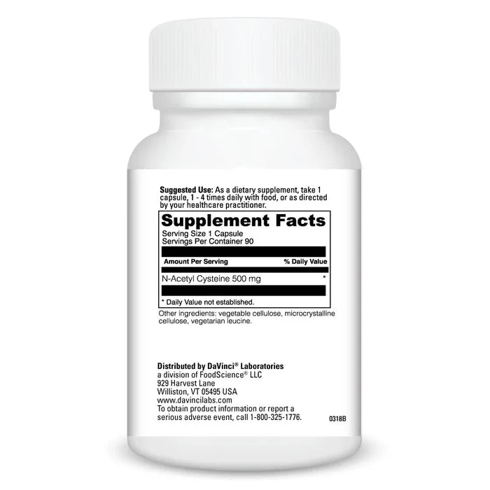N-Acetyl Cysteine (NAC) 500mg