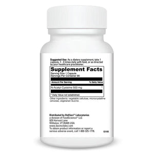 N-Acetyl Cysteine (NAC) 500mg